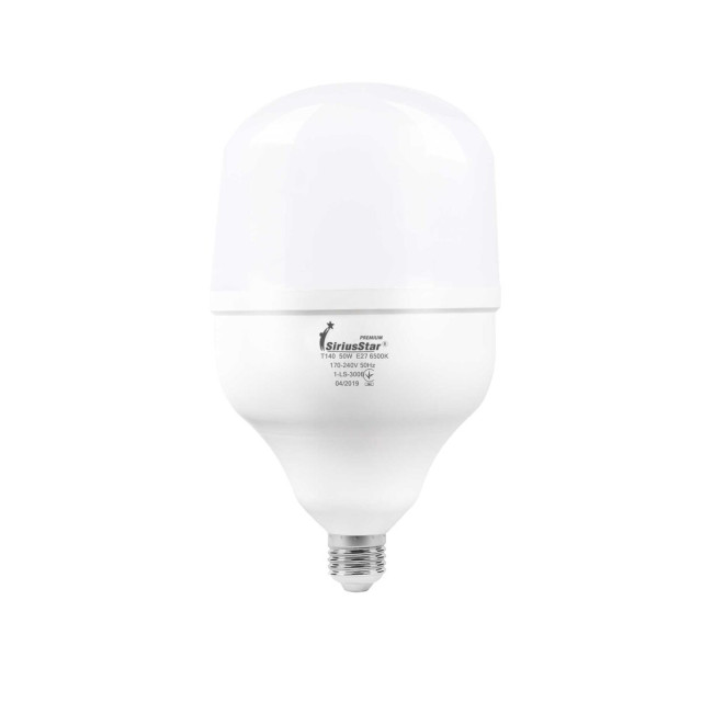 Лампа технічного призначення SIRIUSSTAR 3006 Т140-50W-6500K-E27 фото Лампа технічного призначення SIRIUSSTAR 3006 Т140-50W-6500K-E27