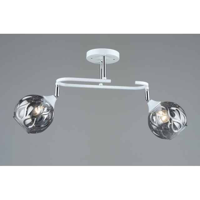 Люстра стельова Sirius B A4071/2 WT+CH з поворотнім механізмом