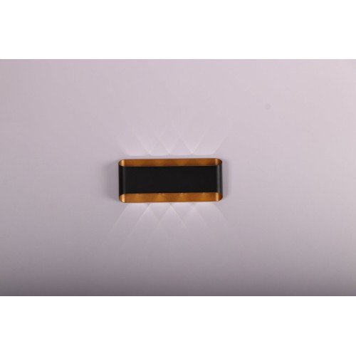 Бра настінне сучасне металеве Sirius W047 BK+FGD 8W