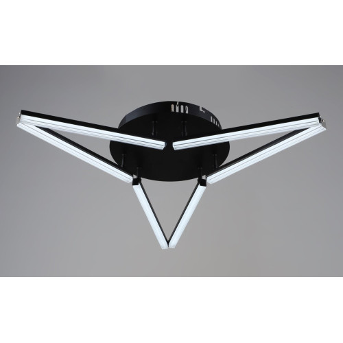 Люстра стельова світлодіодна VALESO YH1324/6 BK, LED 36W, Чорний