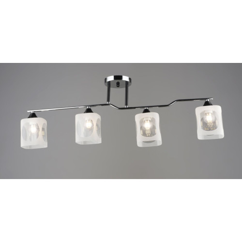 Люстра B K2284/4 CH+BK