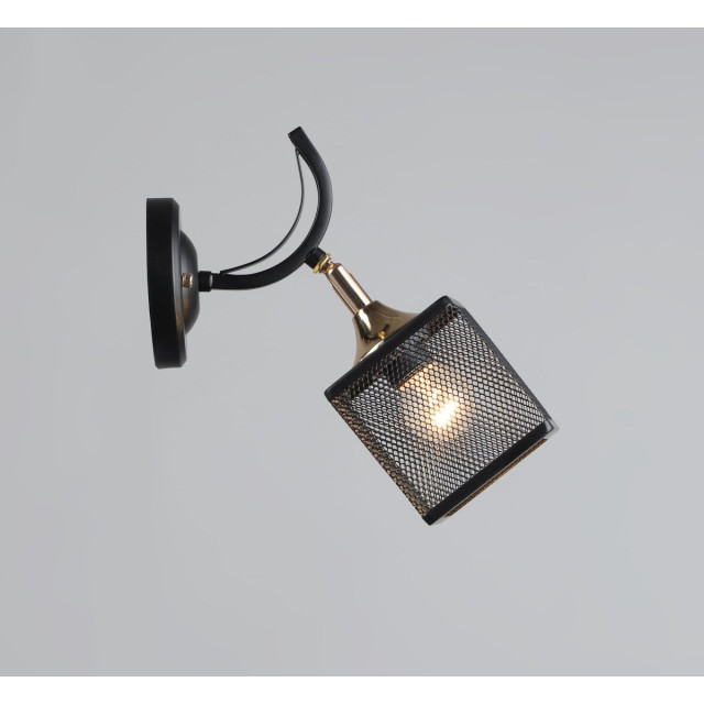 Бра настінне B N5708/1W BK+FGD