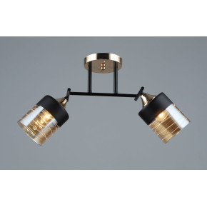 Люстра стельова Sirius B A4128/2 BK+FGD