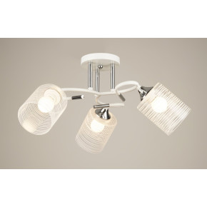 Люстра стельова Sirius B N4523/3 WT+CH на 3 плафони