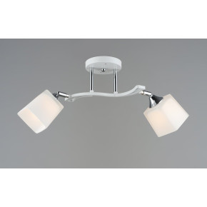 Люстра стельова Sirius B N6107/2 WT+CR з поворотнім механізмом