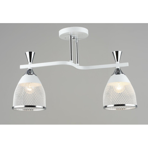 Люстра стельова металева Sirius B N6218/2 WT+CH