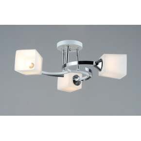 Люстра стельова B N5449/3 WT+CH на 3 плафони