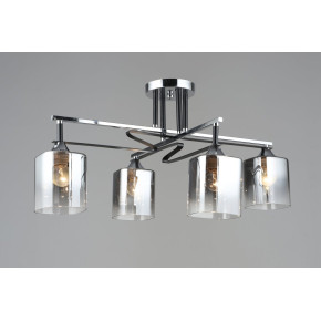 Люстра стельова Sirius B A4057/4 CH+BK