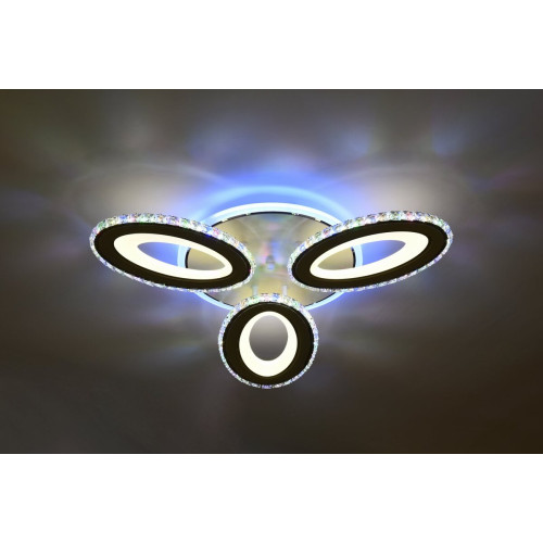 Люстра стельова VALESO 55660/3 біла + хром, LED