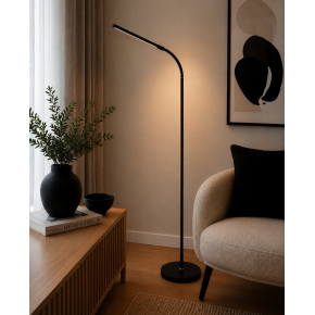 Торшер VALESO SM-0059 BK, чорний, LED