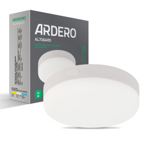 Світлодіодний накладний світильник Ardero AL708ARD 24Вт 5000K білий