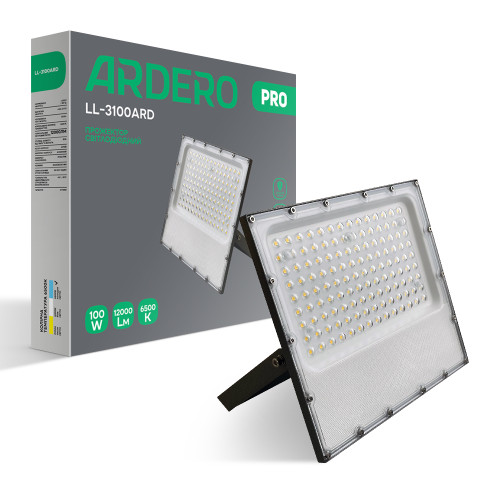 Світлодіодний прожектор Ardero LL-3100ARD PRO 100Вт 6500K сірий