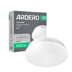 Світлодіодний накладний світильник Ardero AL805ARD 18Вт 5000K білий