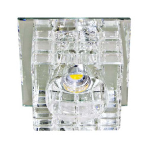 Світлодіодний вбудований світильник Feron JD106 COB 10Вт 2700K прозорий