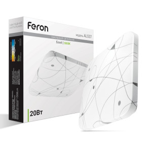 Світлодіодний накладний світильник Feron AL537 20Вт 5000K білий