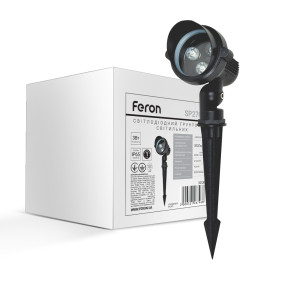 Ґрунтовий світлодіодний світильник Feron SP2704 3Вт 6500K чорний