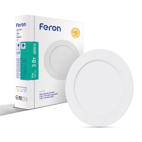 Світлодіодний світильник Feron AL510-1 3Вт 4000K