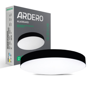 Світлодіодний накладний світильник Ardero AL6085ARD 40Вт 4000K чорний