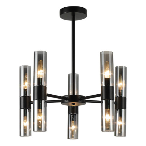 Сучасна люстра Ardero BL1850-1 AURORA під лампу чорний