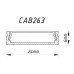Профіль для світлодіодної стрічки Feron CAB263